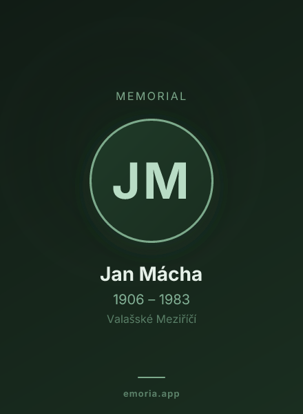 Memorial portrait of Jan Mácha