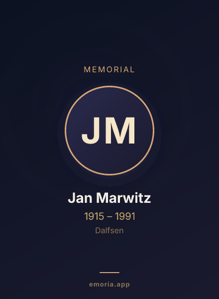 Memorial portrait of Jan Marwitz