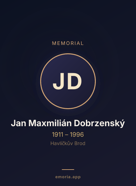 Memorial portrait of Jan Maxmilián Dobrzenský