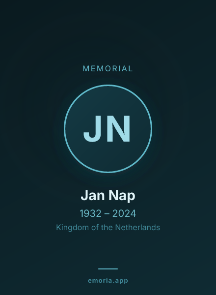 Memorial portrait of Jan Nap