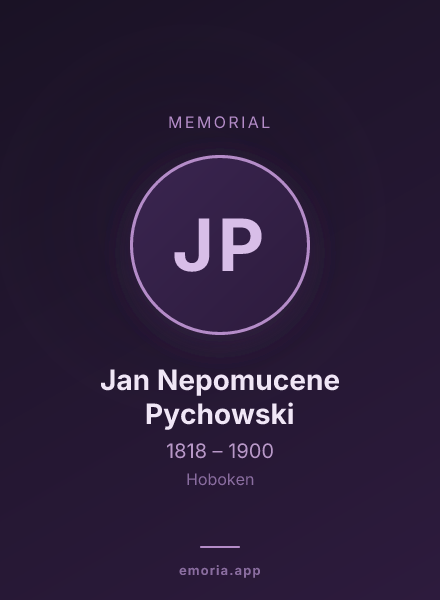 Memorial portrait of Jan Nepomucene Pychowski