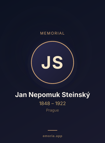 Memorial portrait of Jan Nepomuk Steinský