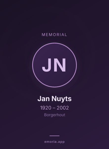 Memorial portrait of Jan Nuyts