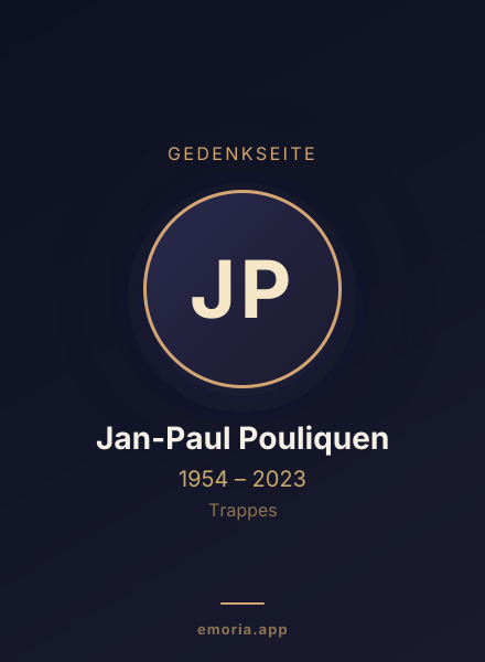 Gedenkportrait von Jan-Paul Pouliquen