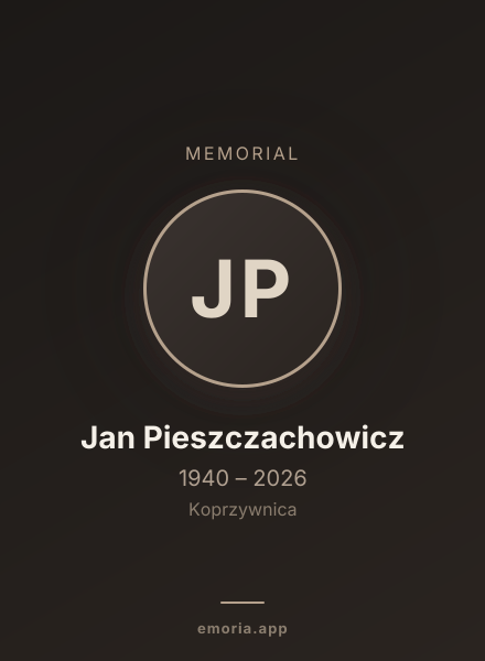 Memorial portrait of Jan Pieszczachowicz