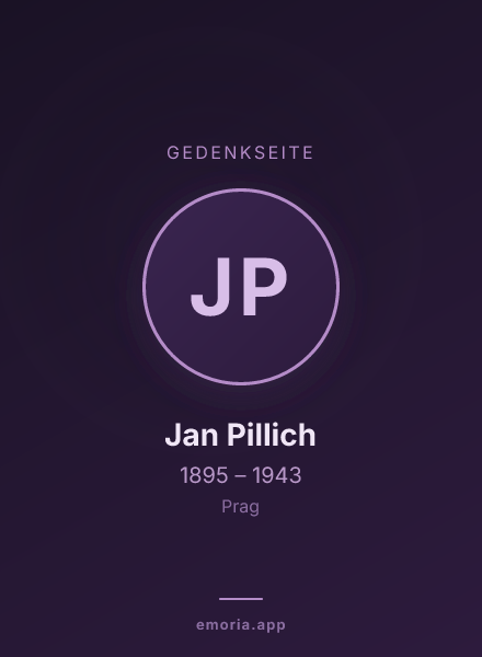 Gedenkportrait von Jan Pillich