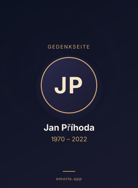 Gedenkportrait von Jan Příhoda