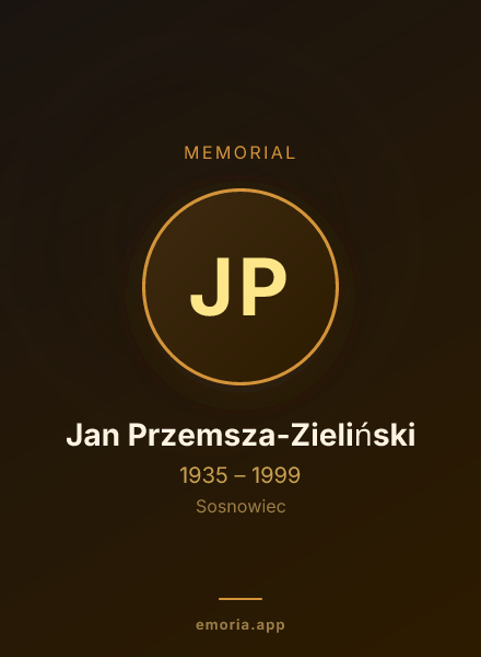 Memorial portrait of Jan Przemsza-Zieliński