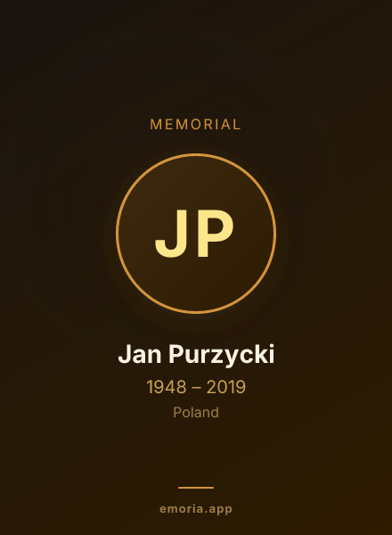 Memorial portrait of Jan Purzycki
