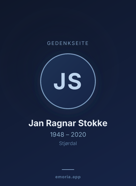 Gedenkportrait von Jan Ragnar Stokke