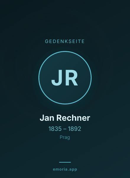 Gedenkportrait von Jan Rechner