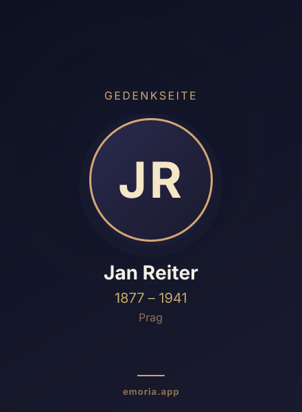 Gedenkportrait von Jan Reiter