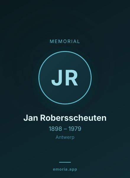 Memorial portrait of Jan Robersscheuten