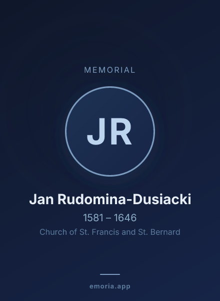 Memorial portrait of Jan Rudomina-Dusiacki
