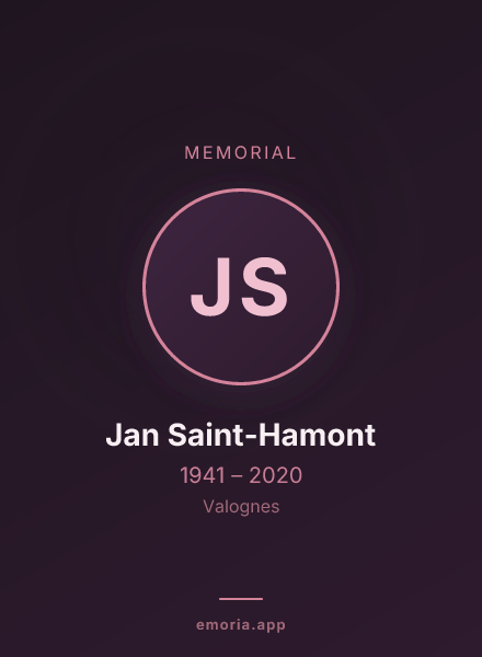 Memorial portrait of Jan Saint-Hamont
