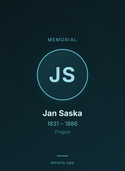 Memorial portrait of Jan Saska