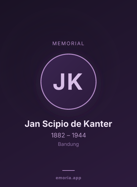 Memorial portrait of Jan Scipio de Kanter