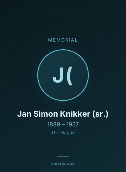 Memorial portrait of Jan Simon Knikker (sr.)