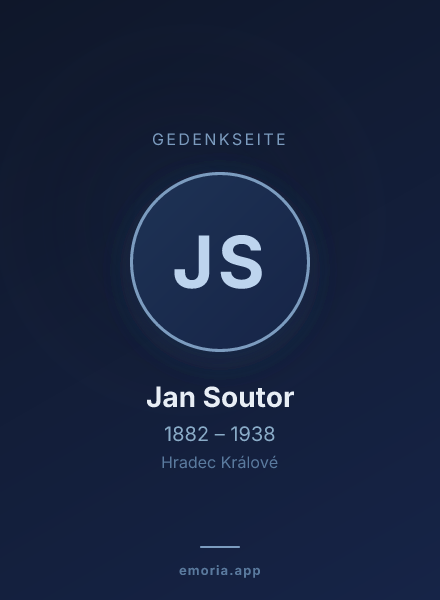 Gedenkportrait von Jan Soutor