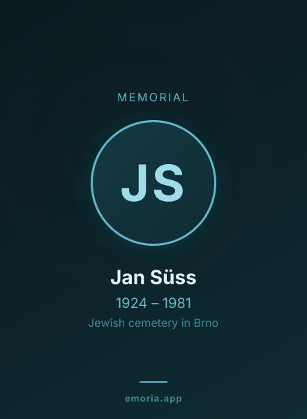 Memorial portrait of Jan Süss
