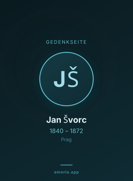 Gedenkportrait von Jan Švorc