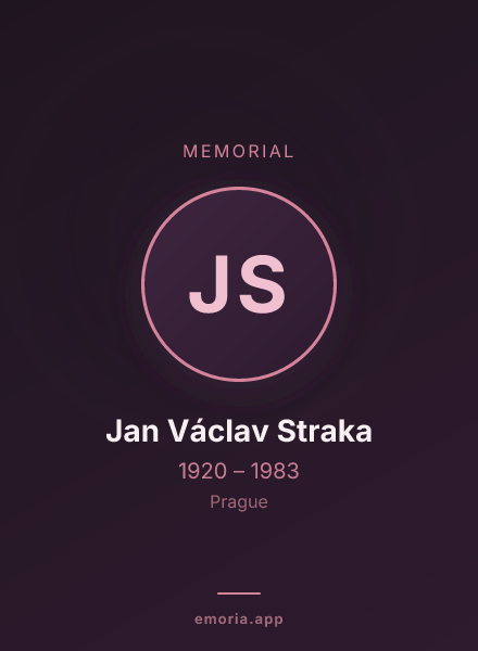 Memorial portrait of Jan Václav Straka