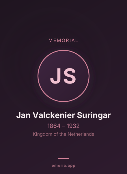Memorial portrait of Jan Valckenier Suringar