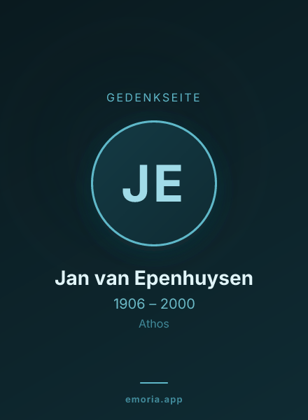 Gedenkportrait von Jan van Epenhuysen