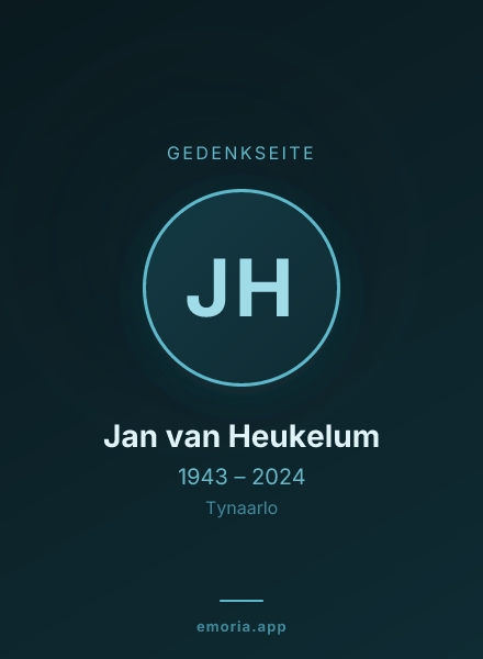Gedenkportrait von Jan van Heukelum