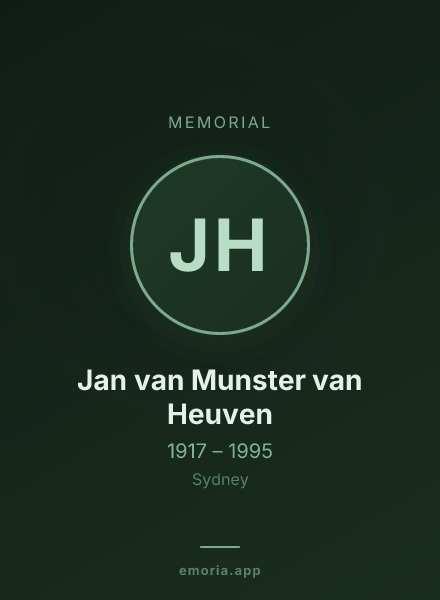 Memorial portrait of Jan van Munster van Heuven
