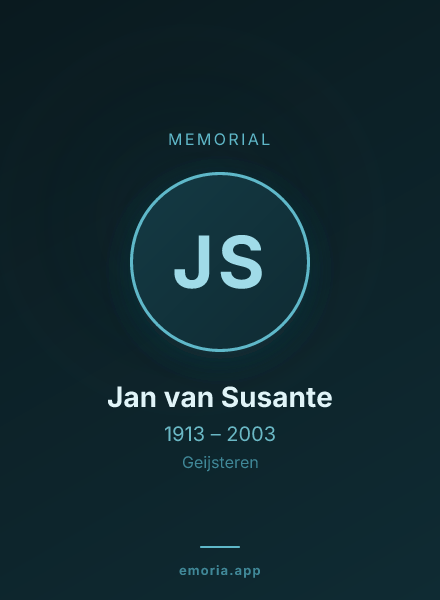 Memorial portrait of Jan van Susante