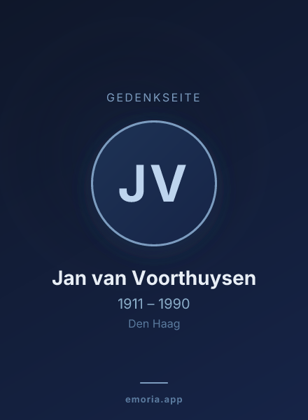 Gedenkportrait von Jan van Voorthuysen