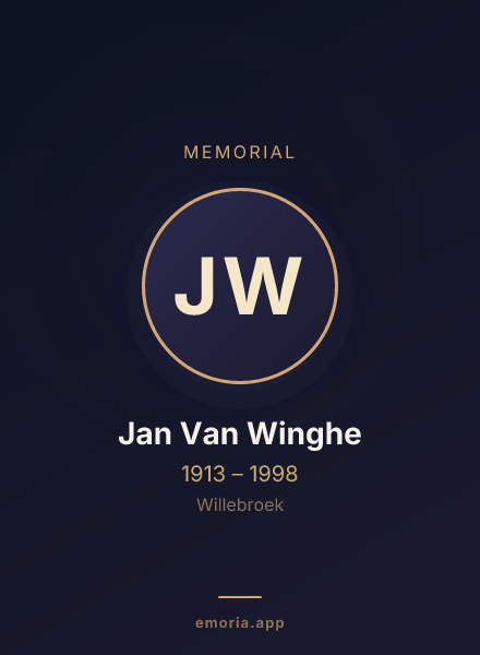 Memorial portrait of Jan Van Winghe