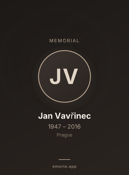 Memorial portrait of Jan Vavřinec
