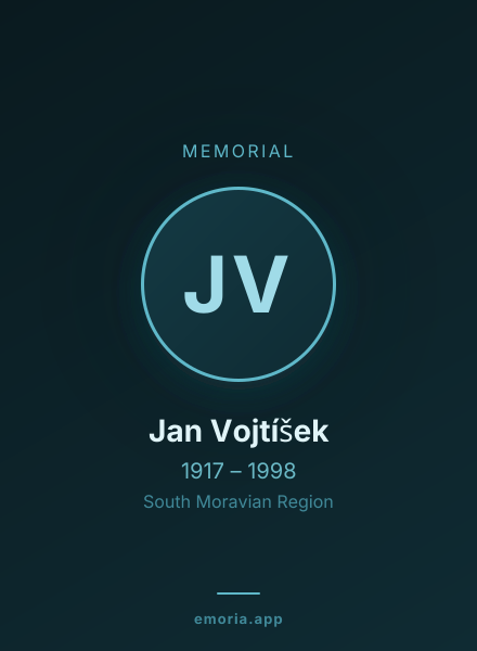 Memorial portrait of Jan Vojtíšek