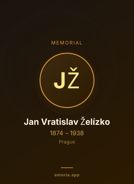 Memorial portrait of Jan Vratislav Želízko