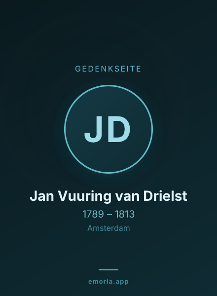 Gedenkportrait von Jan Vuuring van Drielst