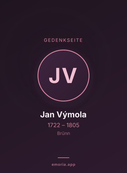 Gedenkportrait von Jan Výmola