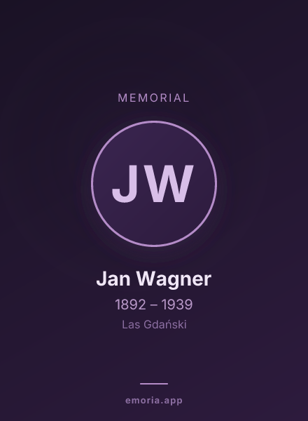 Memorial portrait of Jan Wagner
