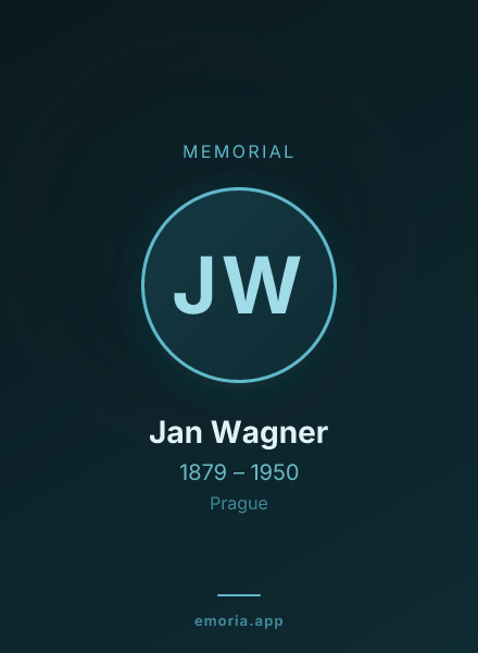 Memorial portrait of Jan Wagner