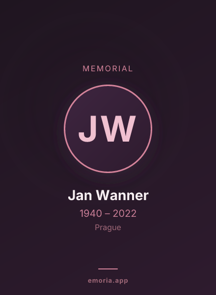 Memorial portrait of Jan Wanner