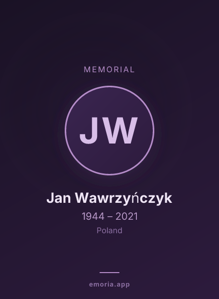 Memorial portrait of Jan Wawrzyńczyk