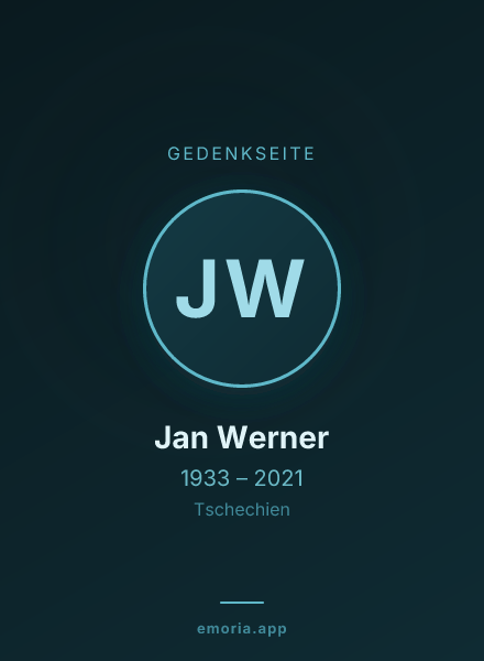 Gedenkportrait von Jan Werner