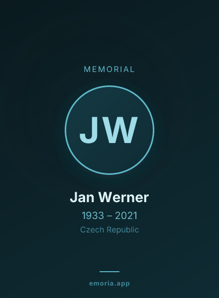 Memorial portrait of Jan Werner