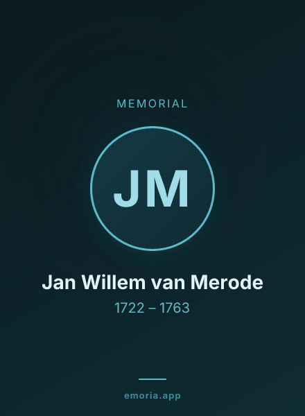 Memorial portrait of Jan Willem van Merode