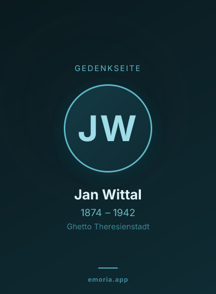 Gedenkportrait von Jan Wittal