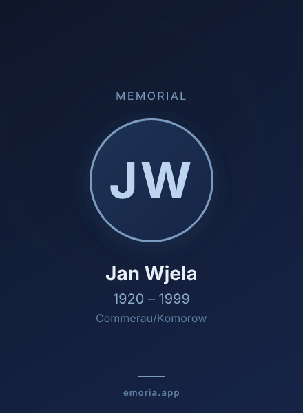 Memorial portrait of Jan Wjela