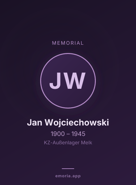 Memorial portrait of Jan Wojciechowski