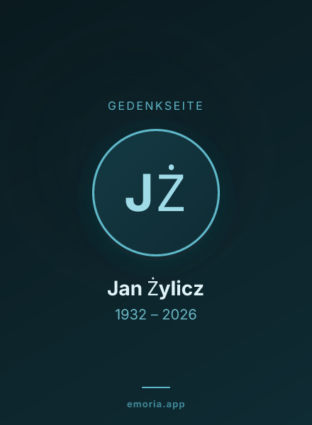 Gedenkportrait von Jan Żylicz