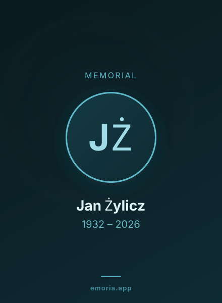Memorial portrait of Jan Żylicz